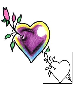 Heart Tattoo For Women tattoo | BEF-00089