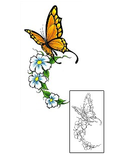 Butterfly Tattoo Specific Body Parts tattoo | CCF-00423