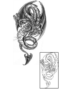 Scary Tattoo Mythology tattoo | CIF-00083