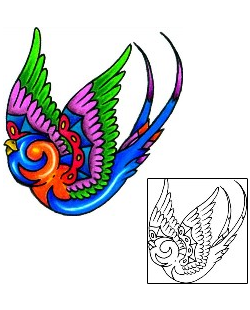 Bird Tattoo Tattoo Styles tattoo | EKF-00171