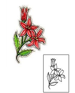 Flower Tattoo Plant Life tattoo | JNF-00145