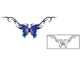Butterfly Tattoo Specific Body Parts tattoo | MZF-00003