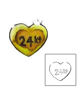 Heart Tattoo APF-00068