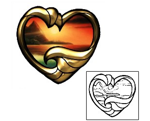 Heart Tattoo For Women tattoo | JIF-00049