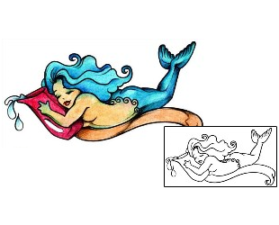 Mermaid Tattoo Miscellaneous tattoo | AAF-00100