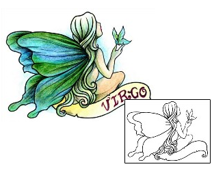 Zodiac Tattoo Sharilyn Fairy Tattoo