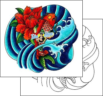 Fish Tattoo marine-life-fish-tattoos-andrea-ale-aaf-00317