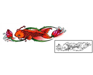 Asian Tattoo Marine Life tattoo | AAF-00337