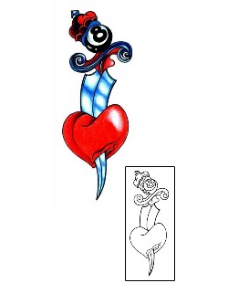 Heart Tattoo Horror tattoo | AAF-00564