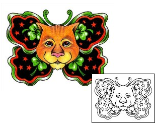 Lion Tattoo Insects tattoo | AAF-00695