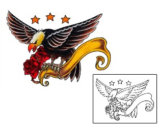 Eagle Tattoo Plant Life tattoo | AAF-00699