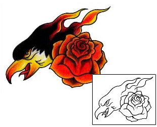 Eagle Tattoo Plant Life tattoo | AAF-00703