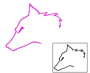 Wolf Tattoo Animal tattoo | AAF-00959