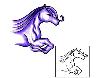 Horse Tattoo Animal tattoo | AAF-01005