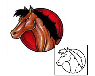 Horse Tattoo Animal tattoo | AAF-01065