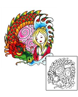 Woman Tattoo Mythology tattoo | AAF-01226