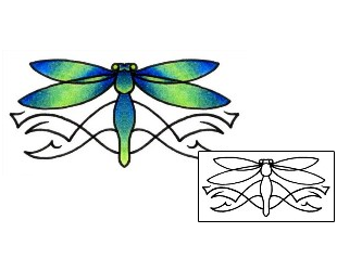 Dragonfly Tattoo Specific Body Parts tattoo | AAF-01272