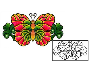 Butterfly Tattoo Specific Body Parts tattoo | AAF-01476