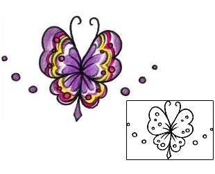 Butterfly Tattoo Insects tattoo | AAF-02266