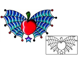 Spider Web Tattoo For Women tattoo | AAF-02408