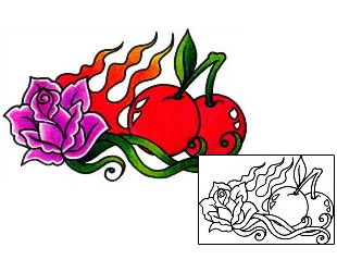 Cherry Tattoo Plant Life tattoo | AAF-02411