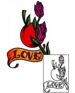Picture of Love Cherry Tattoo