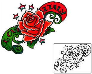 Rose Tattoo For Women tattoo | AAF-02528