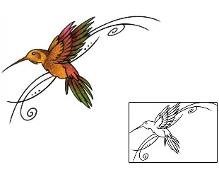Hummingbird Tattoo For Women tattoo | AAF-02709