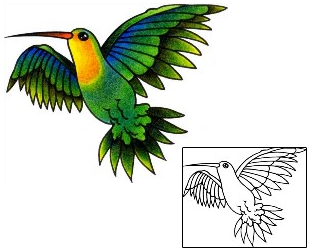 Hummingbird Tattoo Animal tattoo | AAF-02710