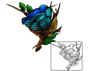 Hummingbird Tattoo For Women tattoo | AAF-02732