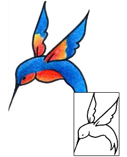 Hummingbird Tattoo For Women tattoo | AAF-02767