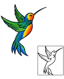 Hummingbird Tattoo For Women tattoo | AAF-02774