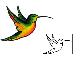 Hummingbird Tattoo For Women tattoo | AAF-02780