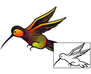 Hummingbird Tattoo For Women tattoo | AAF-02785