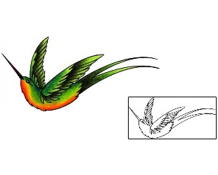 Hummingbird Tattoo For Women tattoo | AAF-02806
