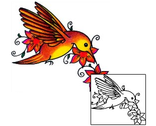 Hummingbird Tattoo For Women tattoo | AAF-02841