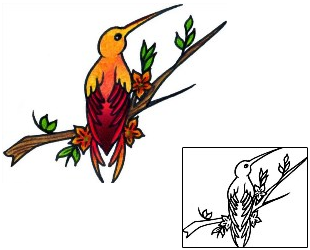 Hummingbird Tattoo For Women tattoo | AAF-02848