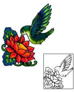 Hummingbird Tattoo For Women tattoo | AAF-02859