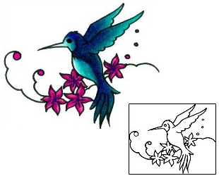 Hummingbird Tattoo For Women tattoo | AAF-02876