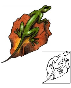 Gecko Tattoo Reptiles & Amphibians tattoo | AAF-02936