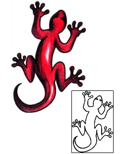Gecko Tattoo Reptiles & Amphibians tattoo | AAF-02938