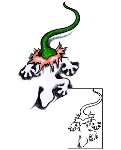 Gecko Tattoo Reptiles & Amphibians tattoo | AAF-02950