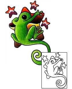 Gecko Tattoo Astronomy tattoo | AAF-02959