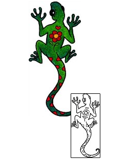 Gecko Tattoo Plant Life tattoo | AAF-02975
