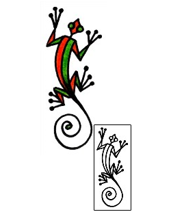 Lizard Tattoo Reptiles & Amphibians tattoo | AAF-02980