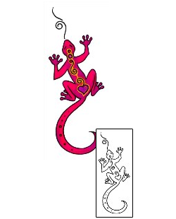 Gecko Tattoo Reptiles & Amphibians tattoo | AAF-02985