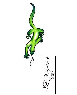 Lizard Tattoo Reptiles & Amphibians tattoo | AAF-02993
