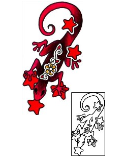 Gecko Tattoo Astronomy tattoo | AAF-03000