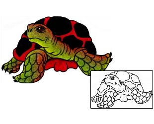 Turtle Tattoo Reptiles & Amphibians tattoo | AAF-03031