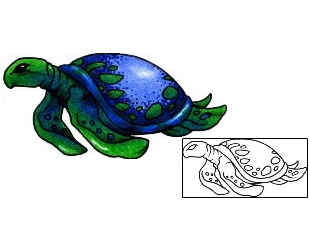 Sea Creature Tattoo Marine Life tattoo | AAF-03061